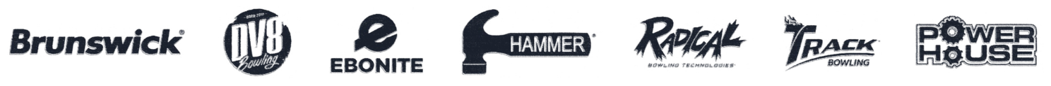 Sponsors: Brunswick, DV8, Ebonite, Hammer, Radical, Track, Power House